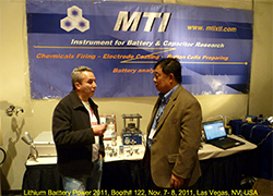 科晶联盟-美国MTI参加 拉斯维加斯2011年动力锂电会议