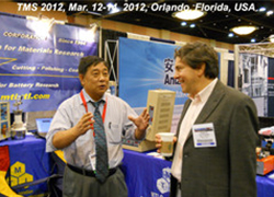 科晶联盟-美国MTI参加 TMS 2012 （ 第143届）年会