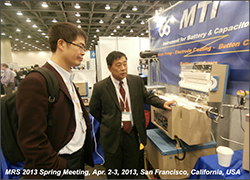 科晶联盟-美国MTI在美国参加2013 MRS-Spring 会议 （ 春季材料研究学会）