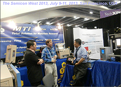科晶联盟-美国MTI参加 在美国旧亚洲城游戏举行的2013 Semiconwest （ 西部半导体会议）