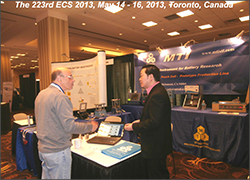 科晶联盟-美国MTI参加在2013年五月加拿大多伦多举行的223届电化学会议